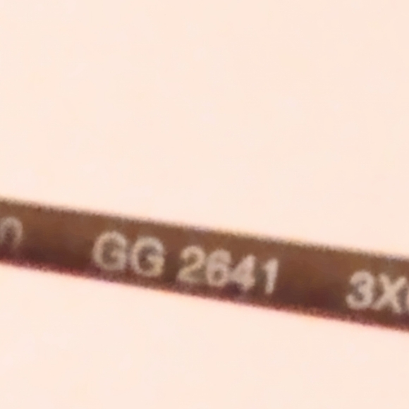 VTG Gucci Gold Bronze Oval Eyeglasses Frames GG2641 3XG 50 19 130 - Picture 8 of 10